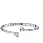 ATTRACT SOUL:BRACCIALE RIGIDO HEART CZWH