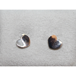 ORECCHINI IN ORO BIANCO 18KT - CUORE