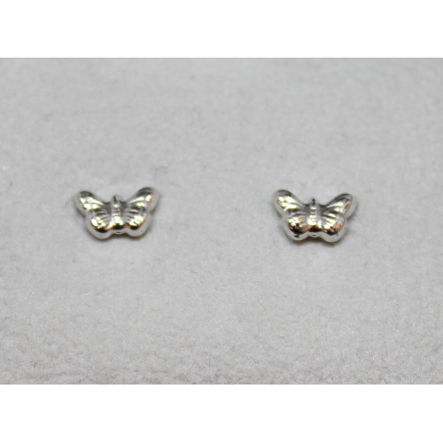 ORECCHINI IN ORO BIANCO 18KT - FARFALLA