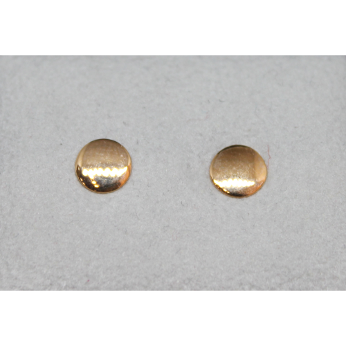 ORECCHINI IN ORO ROSA 18KT - TONDO