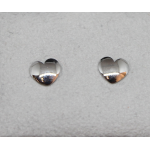 ORECCHINI IN ORO BIANCO 18KT  - CUORE 