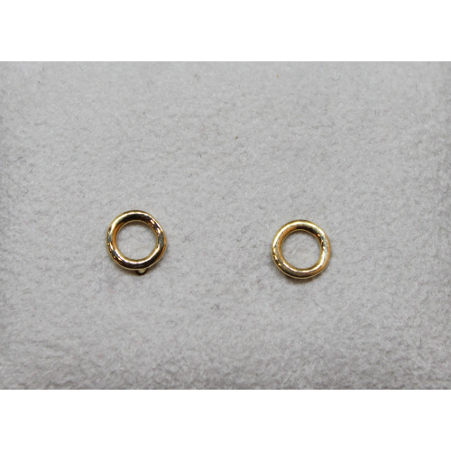 ORECCHINI IN ORO GIALLO 18KT - CERCHIO