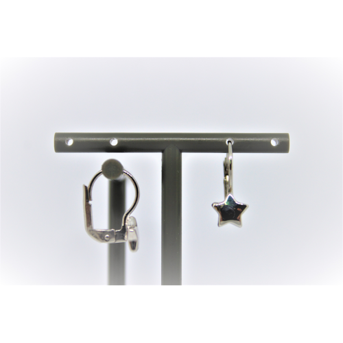 ORECCHINO IN ORO BIANCO 18KT - MONACHELLA STELLA