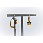ORECCHINO IN ORO GIALLO 18KT - MONACHELLA FIORE
