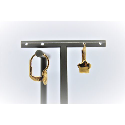 ORECCHINO IN ORO GIALLO 18KT - MONACHELLA FIORE