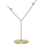 DISPLAY:ORNAMENT STAND GOLD TONE