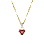 STILLA:PEND HRT RED/GOS
