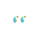 OR AG 925% PAIO GOCCIA ZIRC CENTRALI TURCHESE