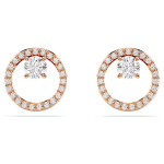 CONSTELLA:PE STUD CZ WHITE/ROS