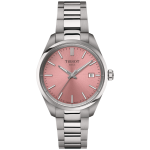 PR100/LR/Q/STEEL/PINK DIAL