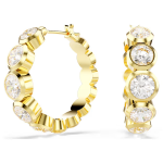 IMBER:ORECCHINO A BUCO MN HOOP WHITE/GOS