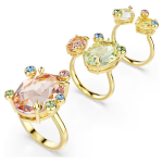 GEMA:ANELLO SET OF 3 MUL/GOS 58