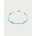 GR AG 925% CHOCKER ELASTICO PIETRE TURCHESE