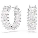MATRIX:ORECCHINO A BUCO MN HOOP WHITE/RH