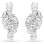 MATRIX:ORECCHINO A BUCO KNOT WHI/RHS