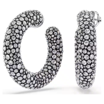 SUBLIMA:ORECCHINO A BUCO HOOP LARGE WHIT