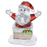HOLIDAY CHEERS:SANTA CLAUS AND CHIMNEY