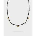 GR AG 925% ZIRCONI CON PENDENTI NERO