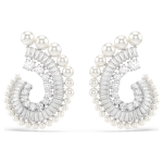 SS25 CAPSULE:ORECCHINO A BUCO PRL WHI/RH