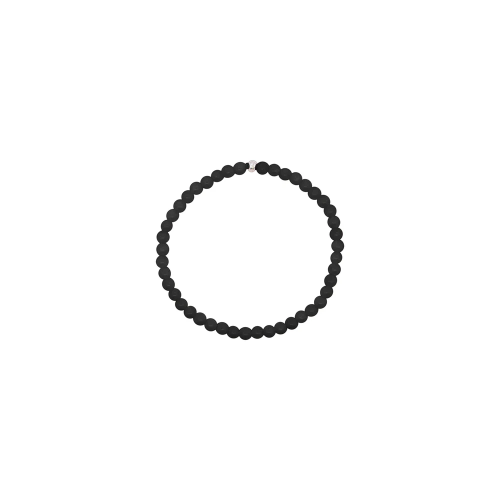 BRACCIALI ELASTICO PALLINI AGATA NERO