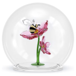 IDYLLIA:GLASS BALL BEE AND FLOWERS