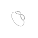 ANELLO IN ORO BIANCO 18KT -  INFINITO ORO BIANCO