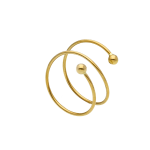 ANELLO IN ORO GIALLO 18KT - SPIRALE