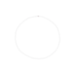 GIROCOLLO ELASTICO PALLINI AGATA BIANCO