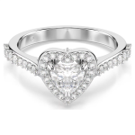 ANGELIC: UNA:ANELLO HRT WHITE/RHS 52