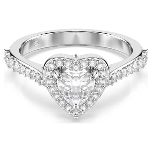 ANGELIC: UNA:ANELLO HRT WHITE/RHS 58