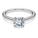 SCD :RING ROUND 1.0CT WG18 53
