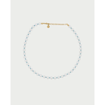 GIROCOLLO PERLE E ZIRCONI MIKY AZZURRA