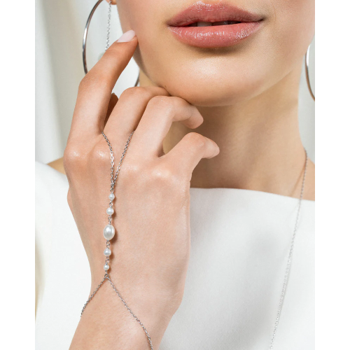 BACIAMANO AG 925% PEARL HALO