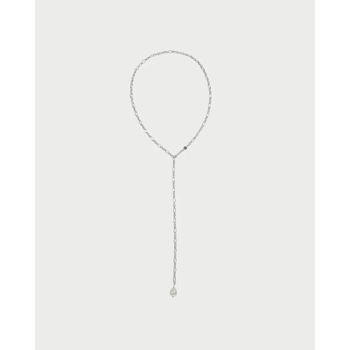 CL AG 925% TIE CHAIN CASCADE HALO