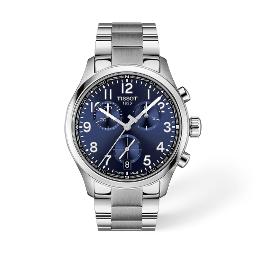 CHRONO L/GR/CHRQ/ST/ST/DARK BLUE