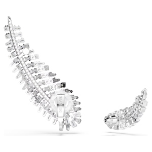 VIENNA:ORECCHINO A BUCO FEATHER WHITE/RH