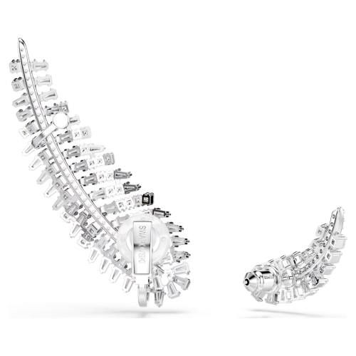 VIENNA:ORECCHINO A BUCO FEATHER WHITE/RH