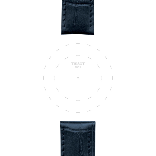 CUIR BLEU FONCE IMIT.ALLIG.19/18 CHIUSURA STANDARD