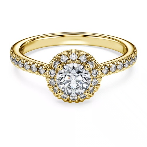 SCD:ANELLO ROUND 0.8CT YG18 55