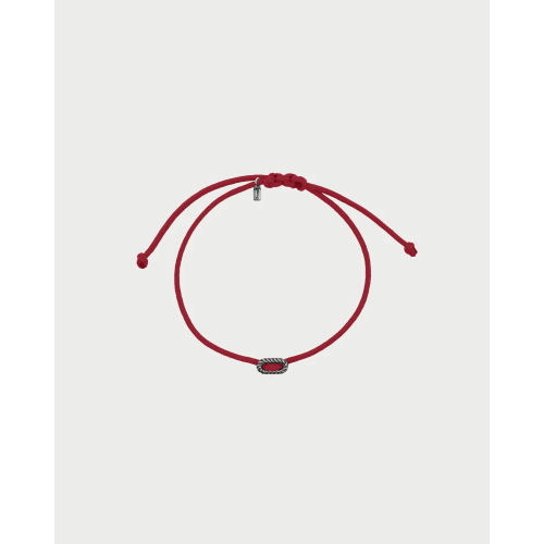 BRACCIALETTO TESS OVALE MAGLIA MARINA ROSSO