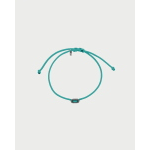 BRACCIALETTO TESS OVALE MAGLIA MARINA TURCHESE