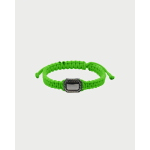 BRACCIALETTO TESSUTO LARGO VERDE FLUO