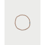 BRACCIALETTO ELASTICO PERLE ARANCIONE