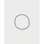 BRACCIALETTO ELASTICO PERLE BLU