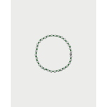 BRACCIALETTO ELASTICO PERLE VERDE