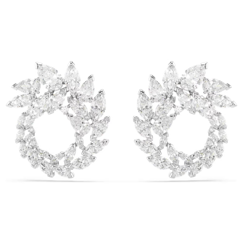 MESMERA:ORECCHINO A BUCO SMALL HOOPS WHI