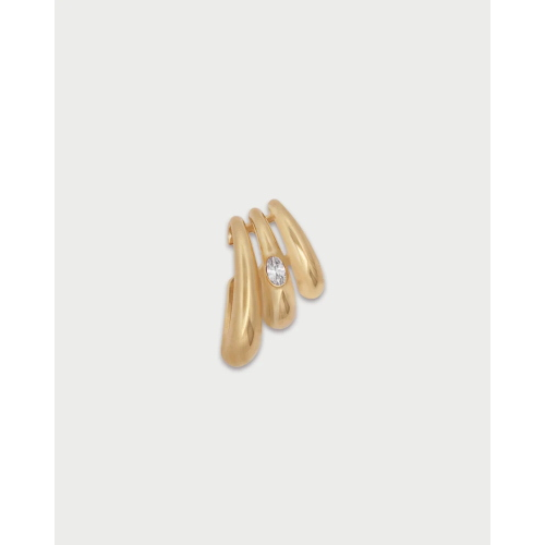 EARCUFF BOLD OVAL CUT