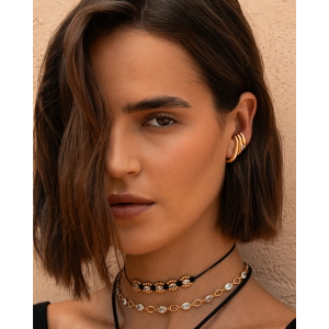 EARCUFF BOLD OVAL CUT