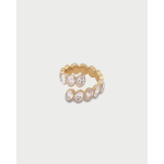 ANELLO CONTRARIE' OVAL CUT
