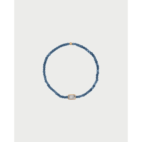 BRACCIALE AG 925% ELASTICO EMERALD CUT